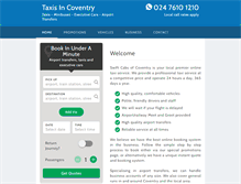 Tablet Screenshot of coventry-taxis.co.uk